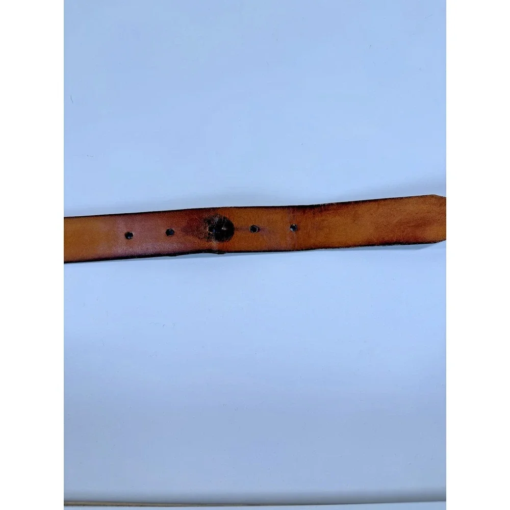 Remo Tulliani Leather Belt Mens‎ 36 Black Italian Calfskin USA Made Dress